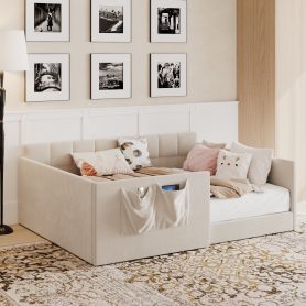 Full Size Daybed with High Side Panels and Side Entrance