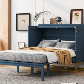 Queen Size Murphy Bed With Iron Legs, Modern Design 34 Queen Size Murphy Bed With Iron Legs, Modern Design