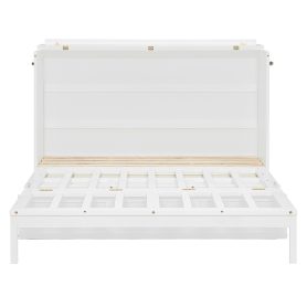 Queen Murphy Bed with Large Drawers