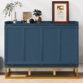 Queen Size Murphy Bed With Iron Legs, Modern Design