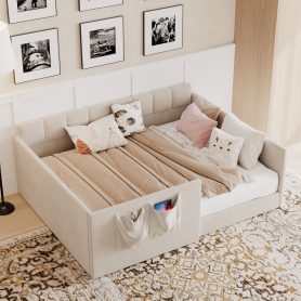 Full Size Daybed with High Side Panels and Side Entrance