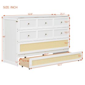 Queen Murphy Bed with Large Drawers