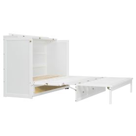 Queen Murphy Bed with Large Drawers
