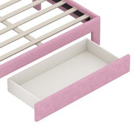 Full Size Upholstered Rainbow Design Bed
