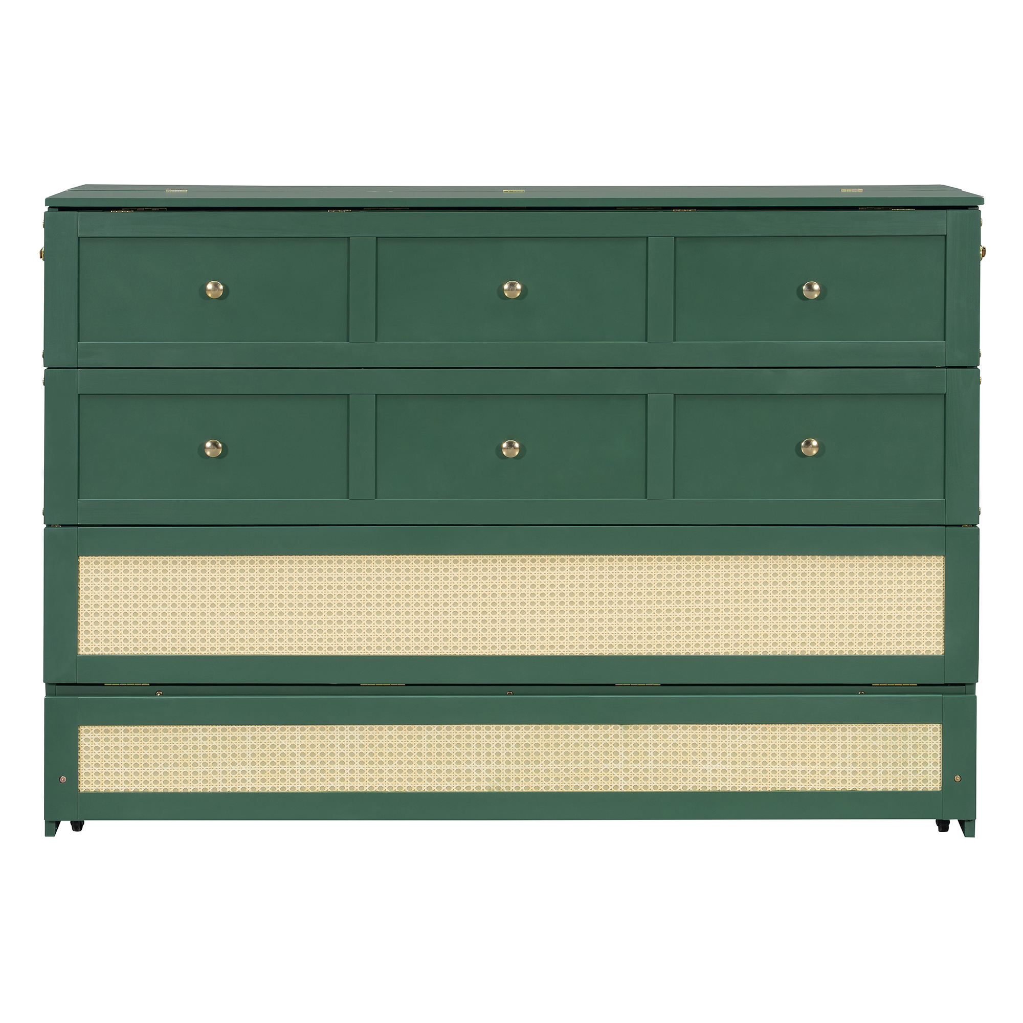 Queen Murphy Bed with Large Drawers