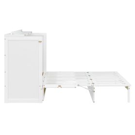 Queen Murphy Bed with Large Drawers