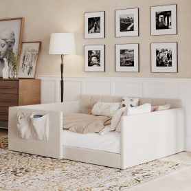 Full Size Daybed with High Side Panels and Side Entrance
