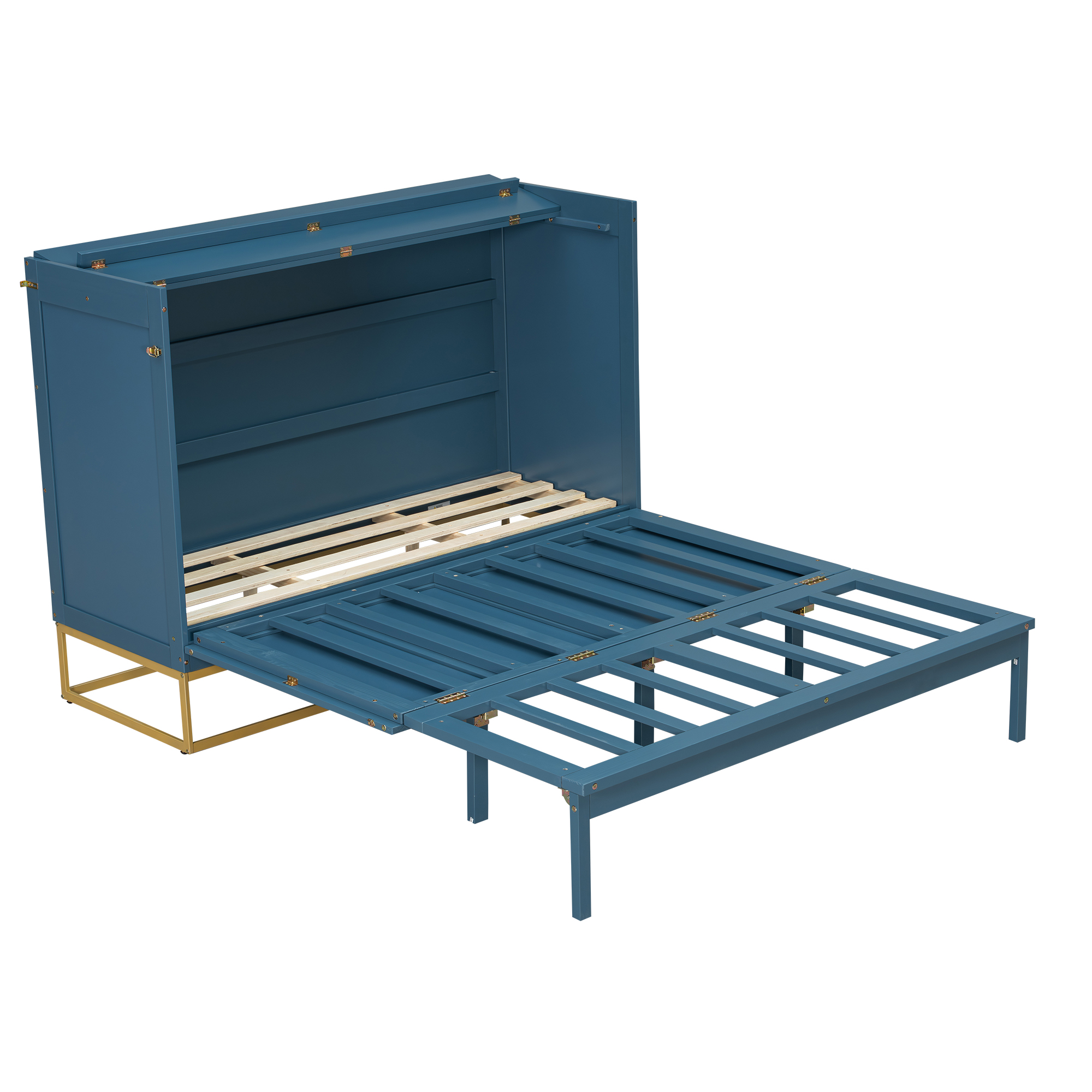 Queen Size Murphy Bed With Iron Legs, Modern Design 7 Queen Size Murphy Bed With Iron Legs, Modern Design