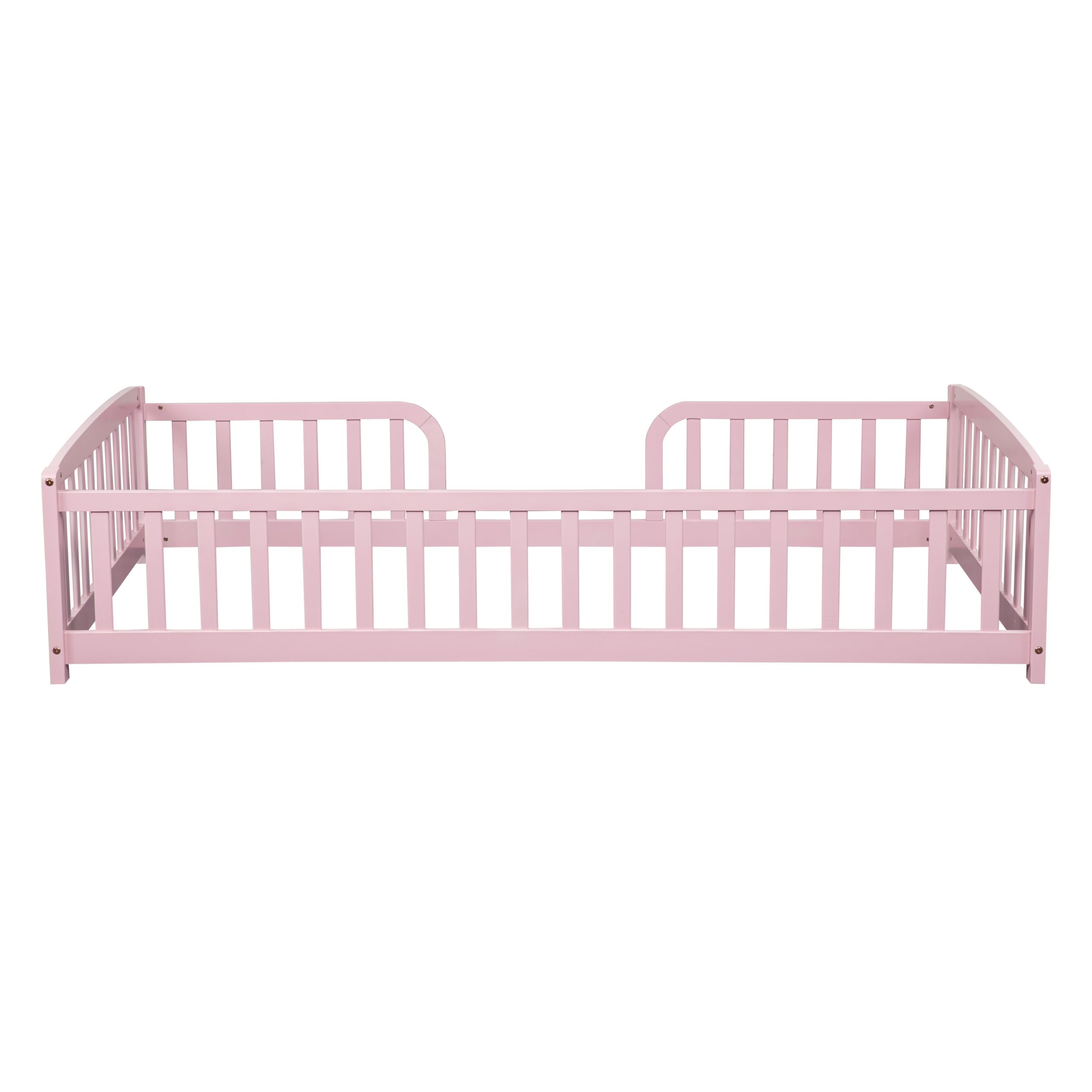 Twin Size Floor Fence Bed with Central Entrance 12 Twin Size Floor Fence Bed with Central Entrance