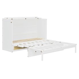 Queen Murphy Bed with Large Drawers