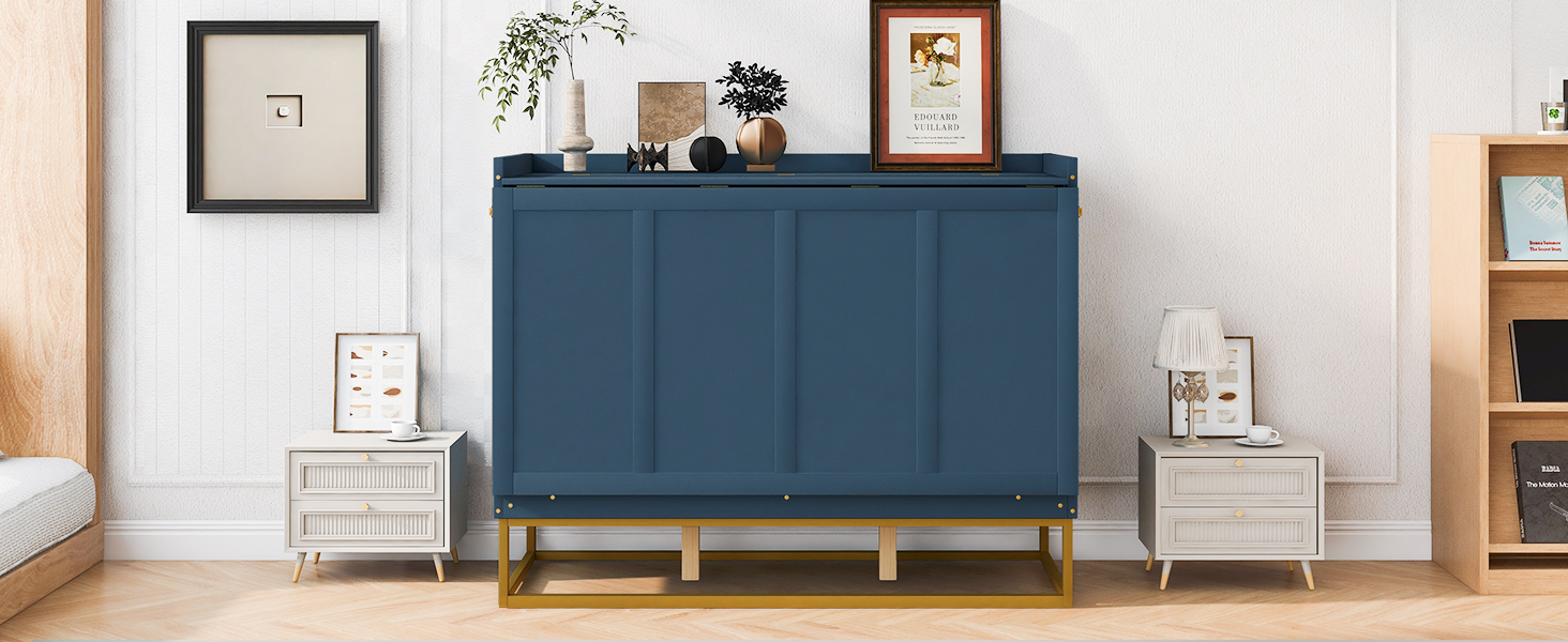 Queen Size Murphy Bed With Iron Legs, Modern Design 19 Queen Size Murphy Bed With Iron Legs, Modern Design