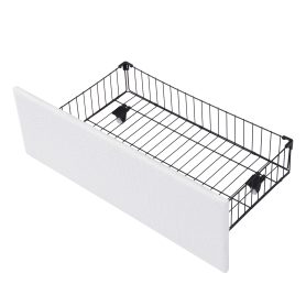 Full Size Boucl Fabric Daybed Frame With Storage Drawer