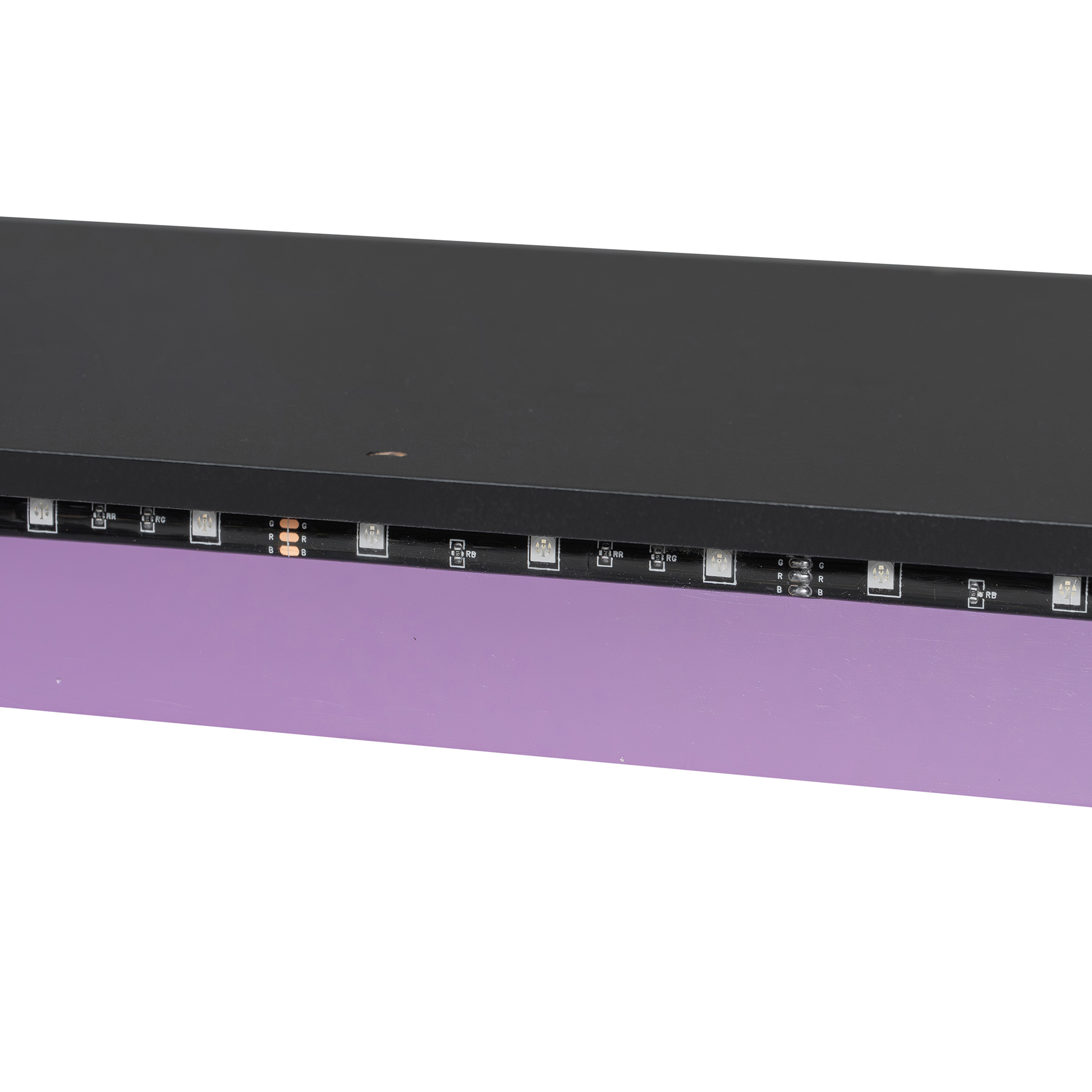 Wood Full Size Loft Bed with Desk, Multi-Storage Shelves and RGB Light