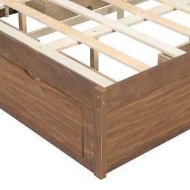 Queen Size Platform Bed with 6 Storage Drawers