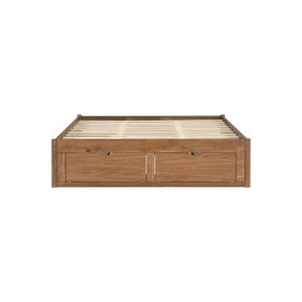 Queen Size Platform Bed with 6 Storage Drawers