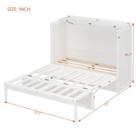 Full Size Murphy Bed with Large Drawers