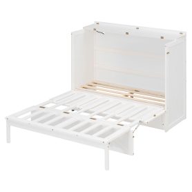 Full Size Murphy Bed with Large Drawers