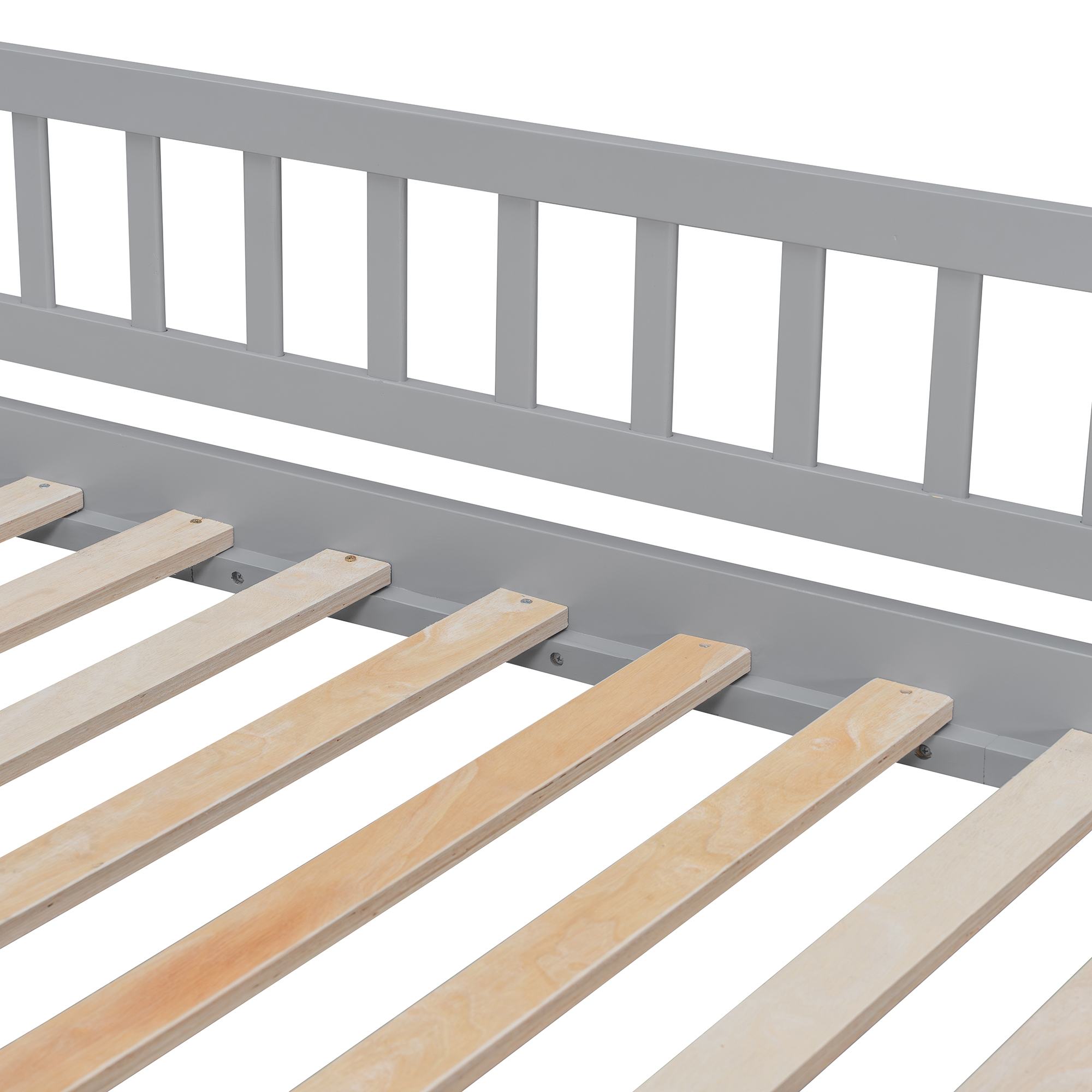 Stairway Full Over Full Bunk Bed With Three Drawers And Slide