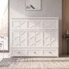 Full Size Murphy Bed with Large Drawers