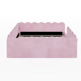 Full Size Upholstered Floor Bed