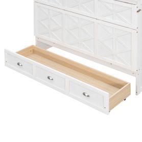 Full Size Murphy Bed with Large Drawers