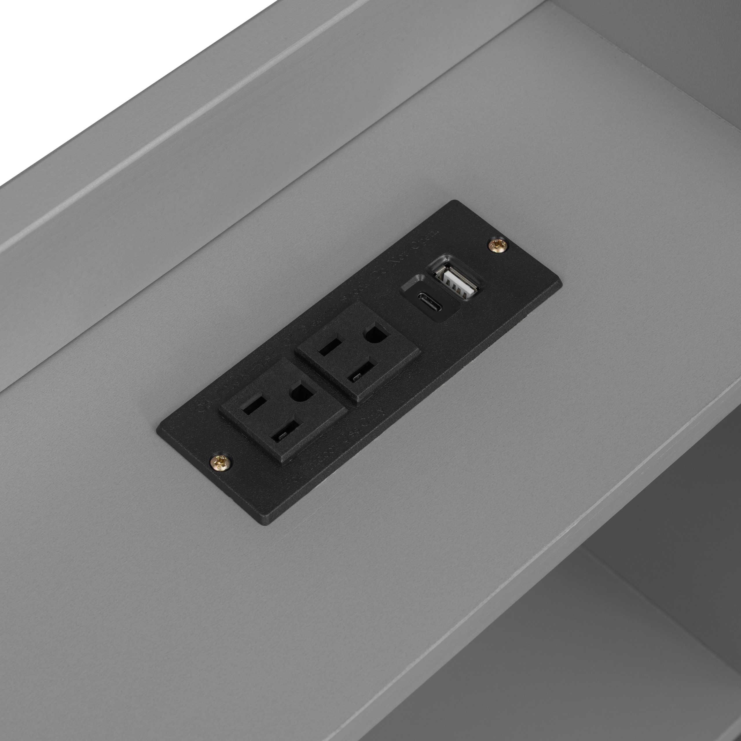 Full House Floor Bed with Storage Shelves, Built-in LED Lights & Charging Station