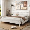 Countryside Style King Size Wooden Bed Frame With Spindle Headboard