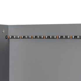 Twin Size Bunk Bed with Drawers, Shelves and Light