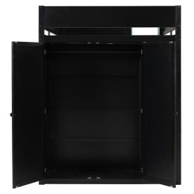 Full Size Solid Wood Loft Bed with Desk, Storage Cabinet and Wardrobe