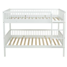 Twin Over Twin Pine Wood Bunk Bed With 2 Drawers, Convertible into 2 Twin Beds