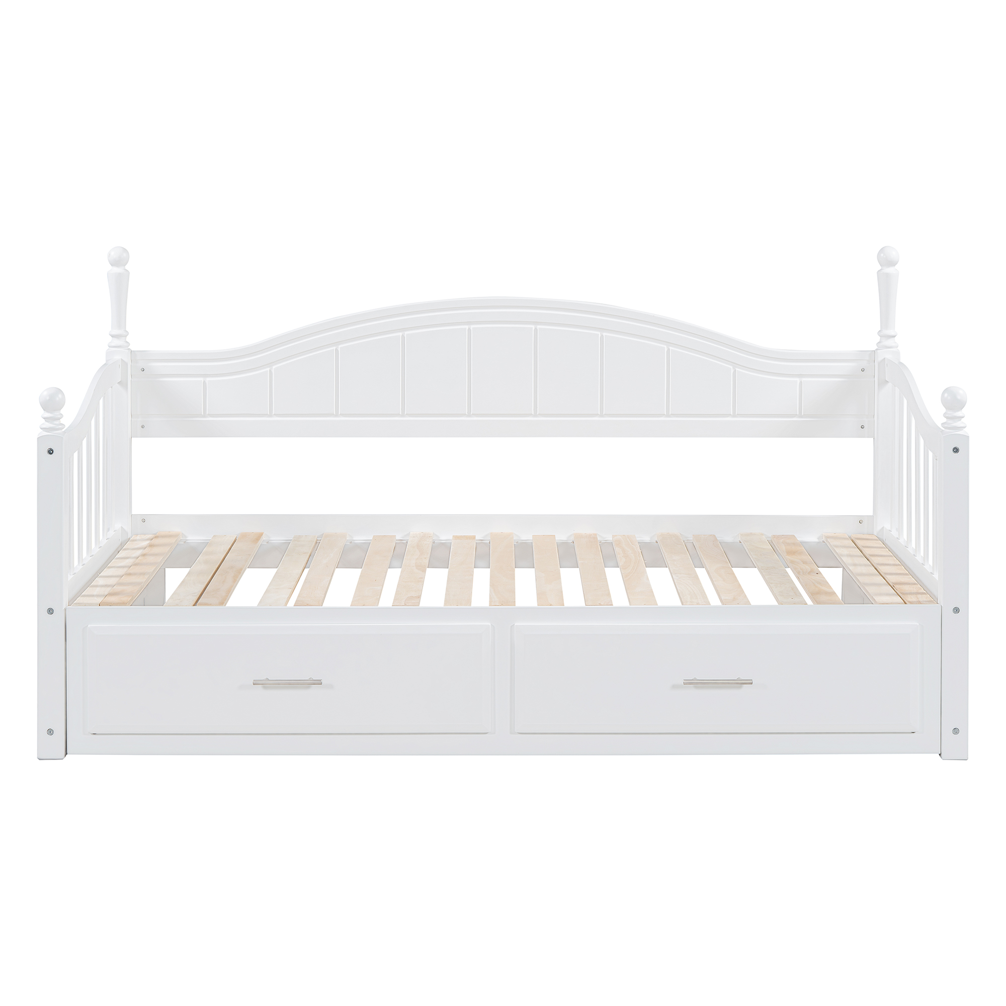 Wooden Twin Size Daybed with Twin Size Trundle