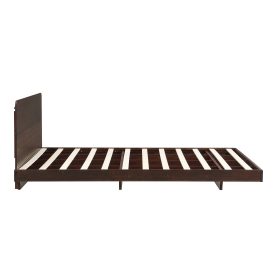 Queen Size Solid Bamboo Floating Platform Bed Frame