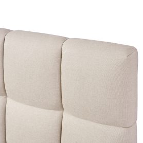 Twin Size Upholstered Platform Bed With A Hydraulic Storage System, Set Of 2