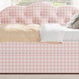 Twin Size Upholstered Daybed Frame with Pull-Out Bed